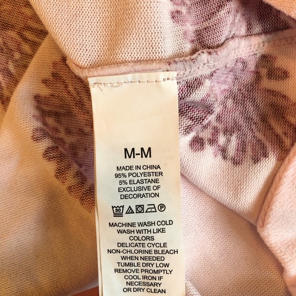 Kate Spade Blooming Mums Long Sleeve Comfy Night Shirt Size M - Picture 8 of 8